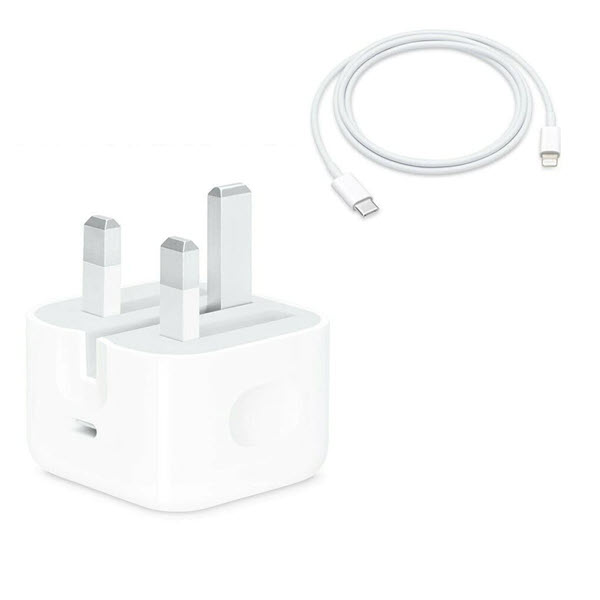 Apple 20W USB‑C Fast Charger + Woven Cable (iPhone 16 Pro Max)