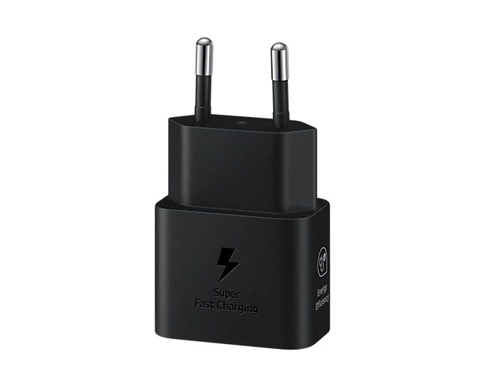 Samsung 45W USB-C Fast Charger (2-Pin, Black, PD 3.0)