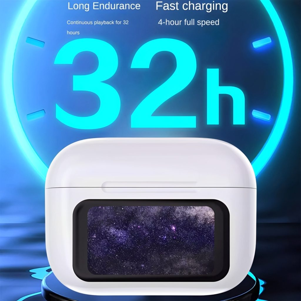 A9 Plus TWS Earbuds (BT 5.4, ANC/ENC, Hi-Fi Sound)